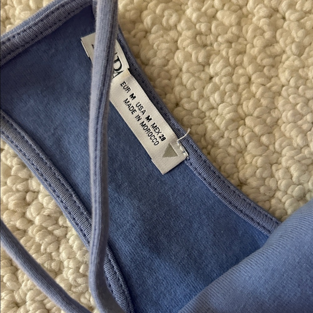 Zara Blue Mini Dress - Picture 2 of 2